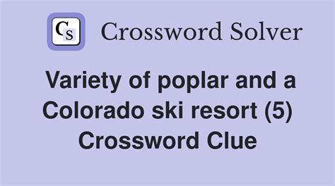 skiing variety crossword clue